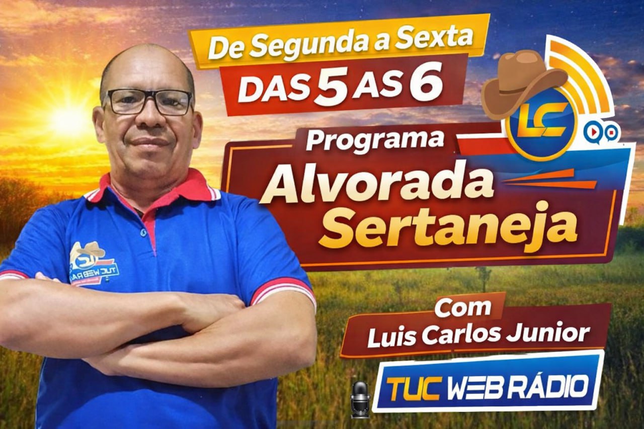 PROGRAMA  ALVORADA SERTANEJA   AS 5 AS 6 DA MANHÃ COM PRES B. LUIS CARLOS JR.
